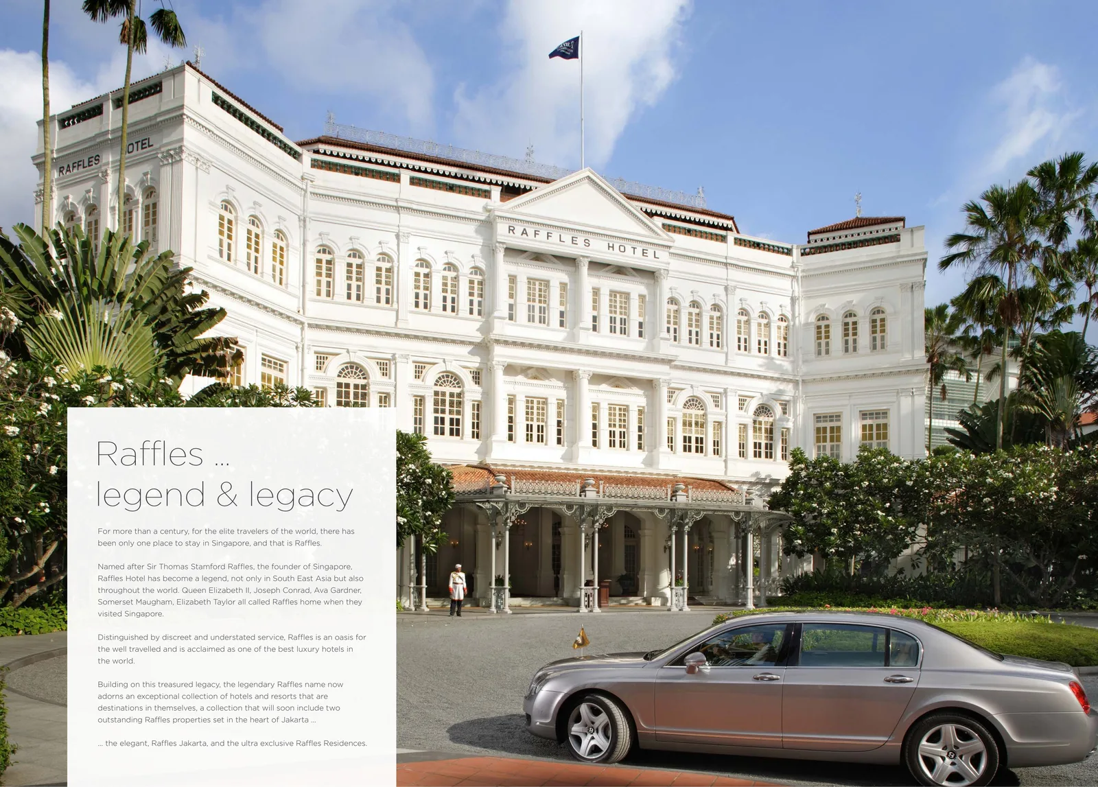 Raffles Hotel Singapore — warisan lebih dari satu abad sebagai hotel terbaik dunia